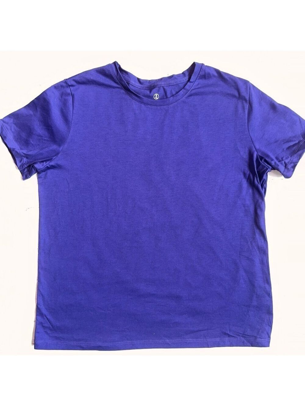 NWOT Women’s Small (6/8) Lands’ End Purple SS Supima Cotton Relaxed Fit TShirt